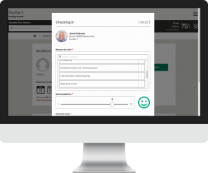 Analytics dashboard for staff.