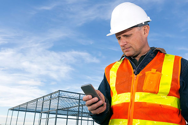 Man at manufacturing facility