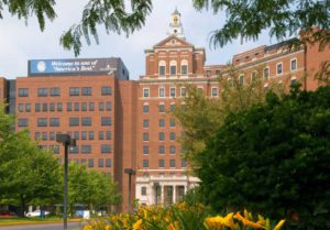 A picture of the front of The Christ Hospital