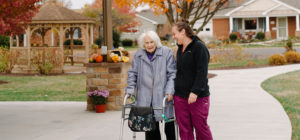 Bridgewater Retirement Community, a resident and a caretaker